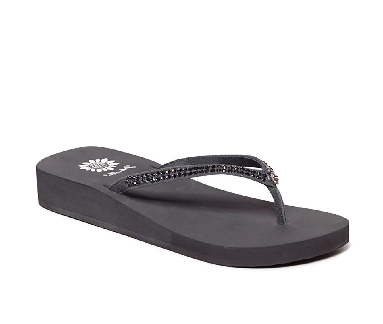 Women's Yellow Box Jello Flip-Flops