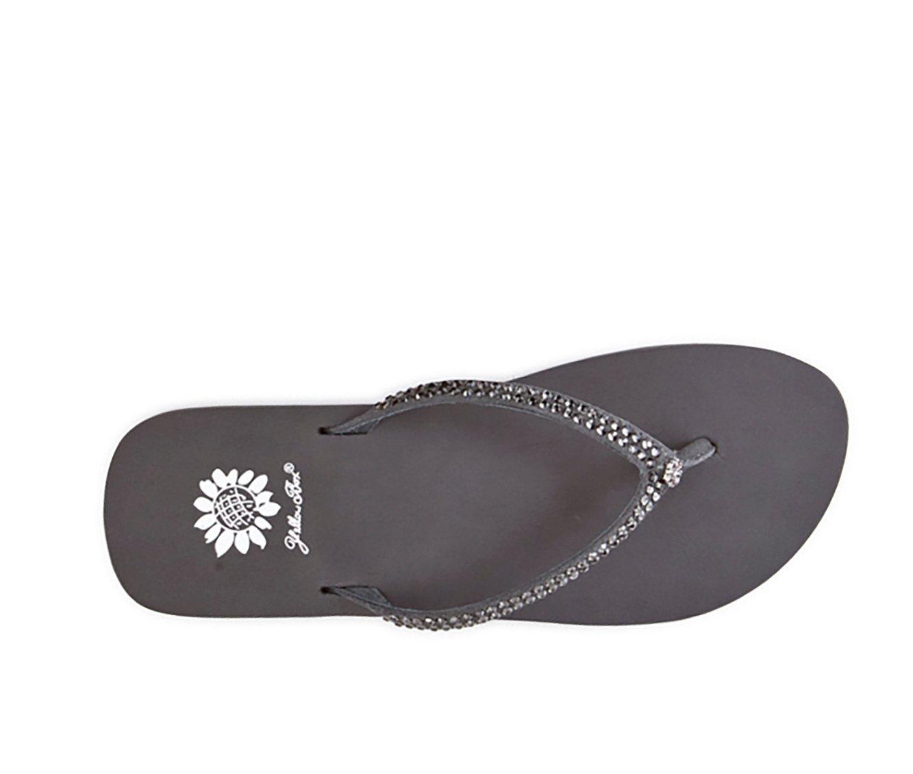 Women's Yellow Box Jello Flip-Flops