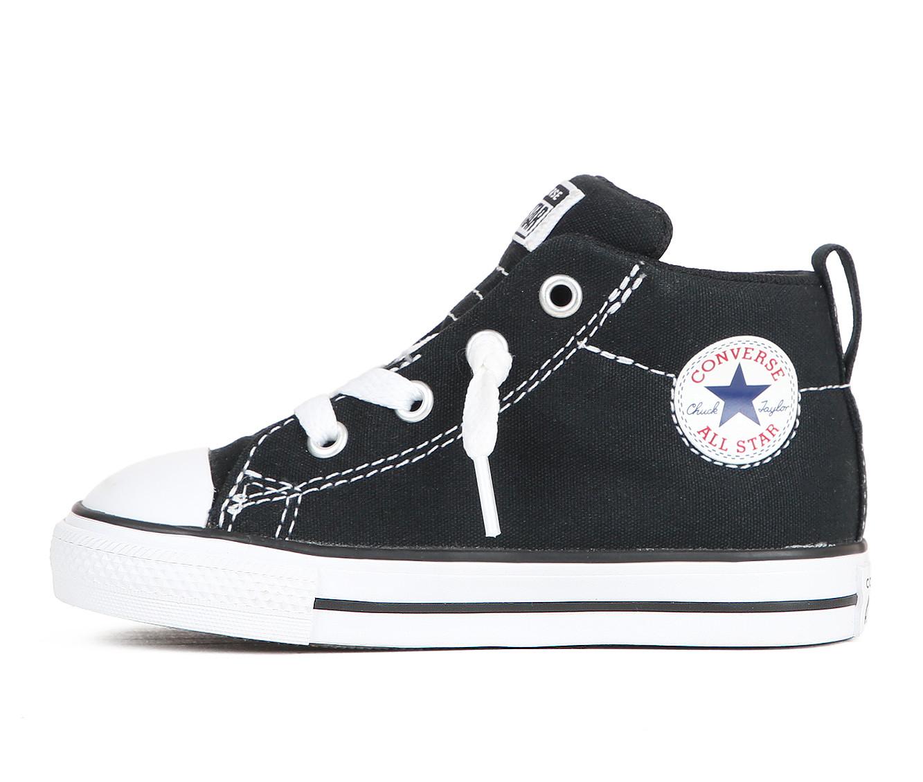 Toddler boy white on sale converse