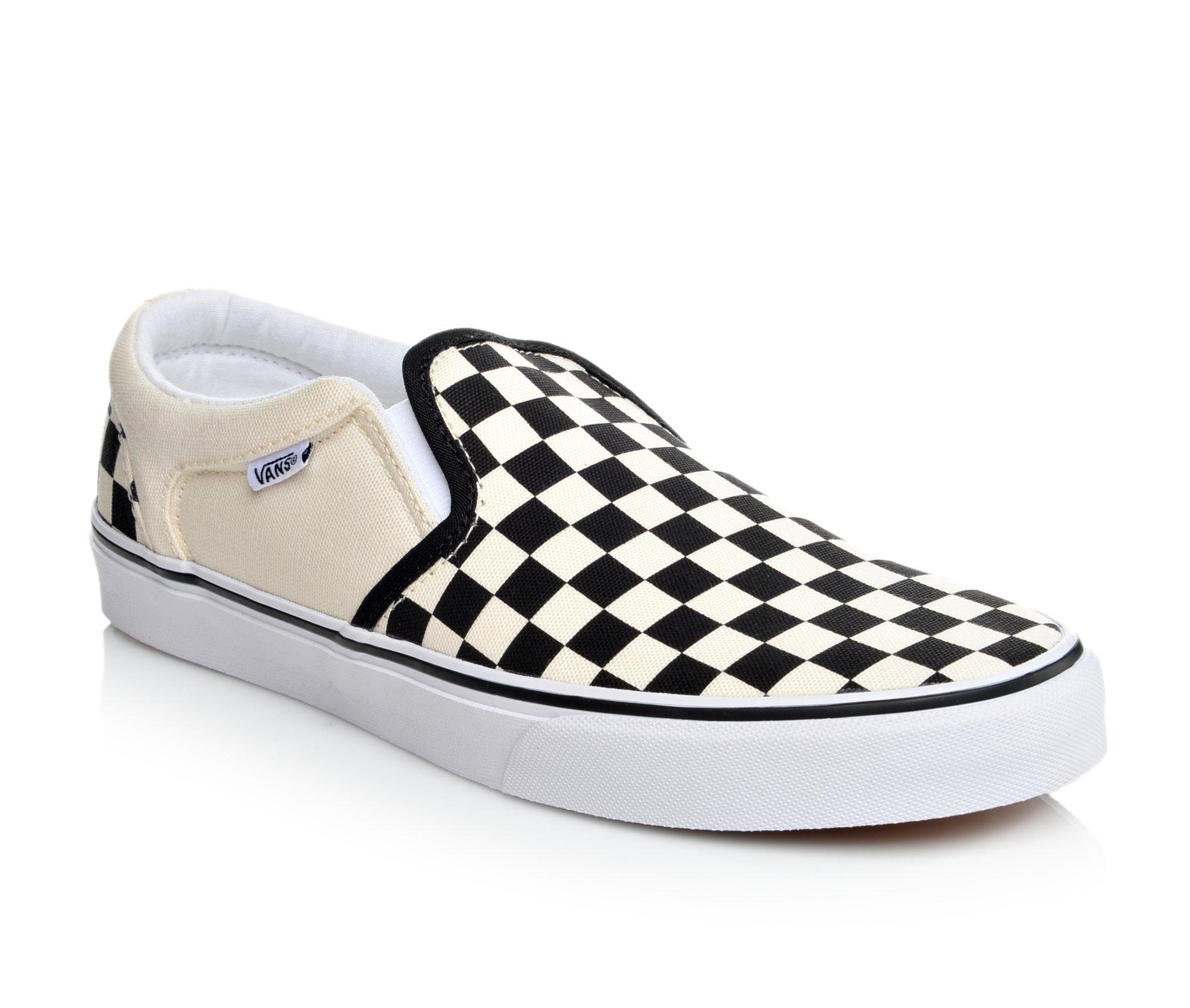 Vans asher men's store checkered skate shoes