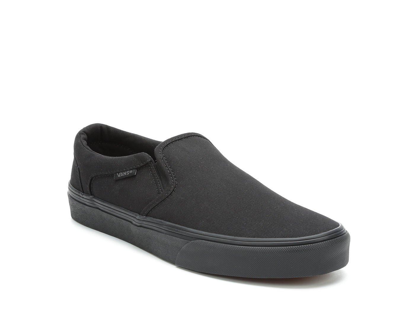 Mens grey vans slip on on sale