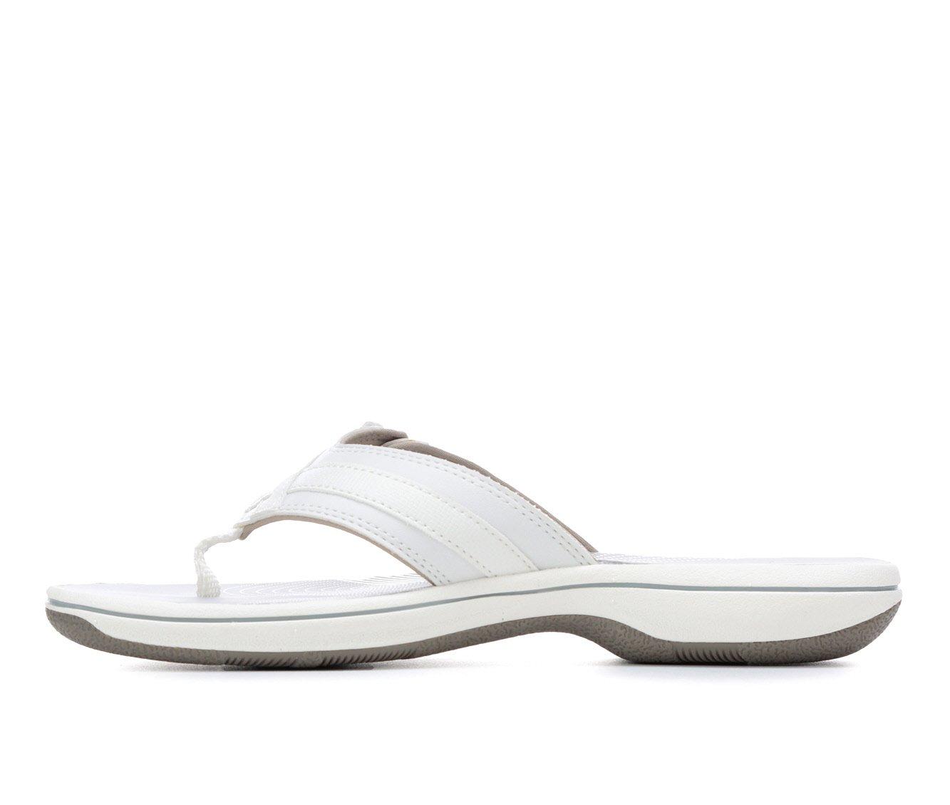 Clarks ladies flip flops on sale