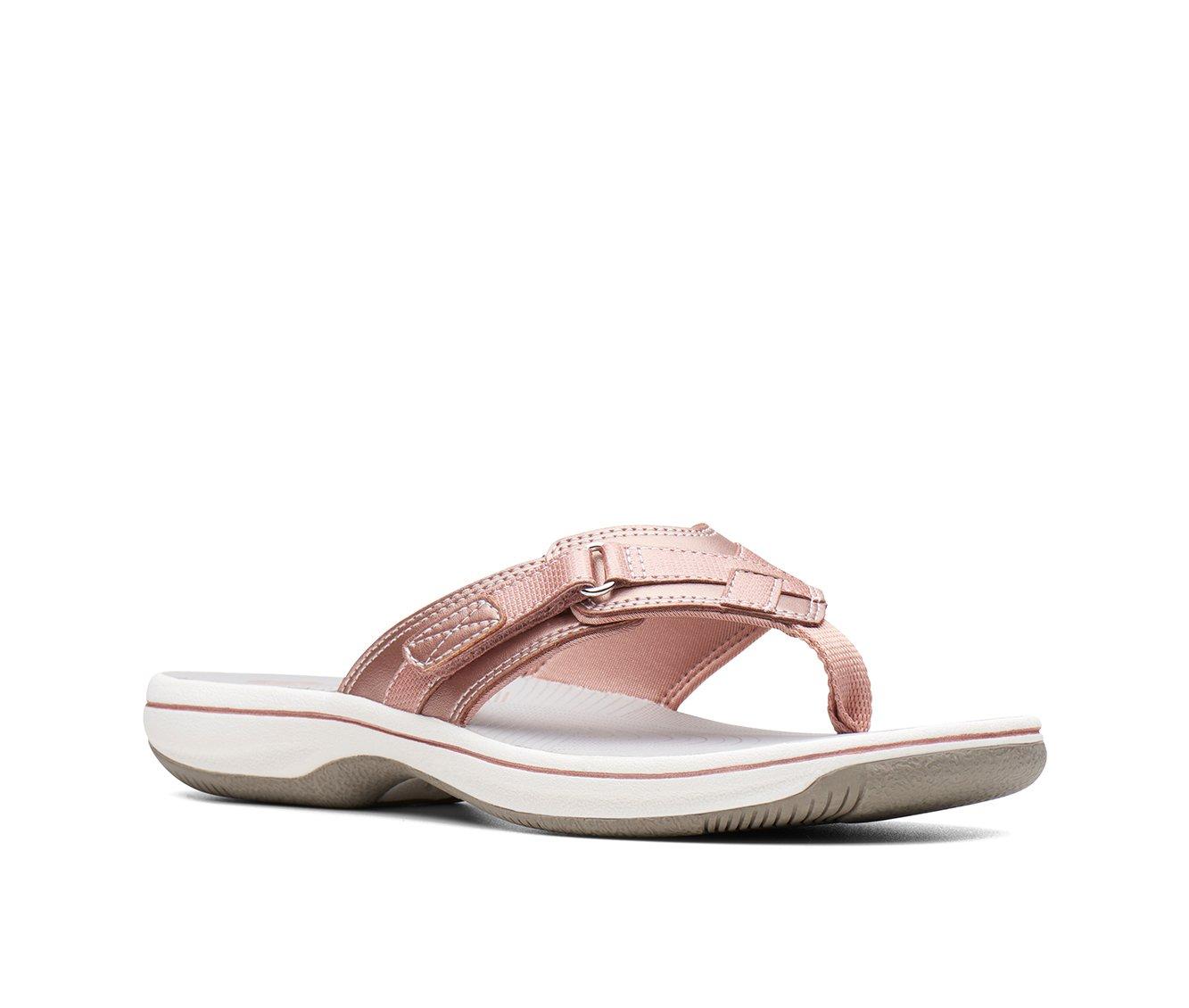 Women's Clarks Breeze Sea Flip-Flops