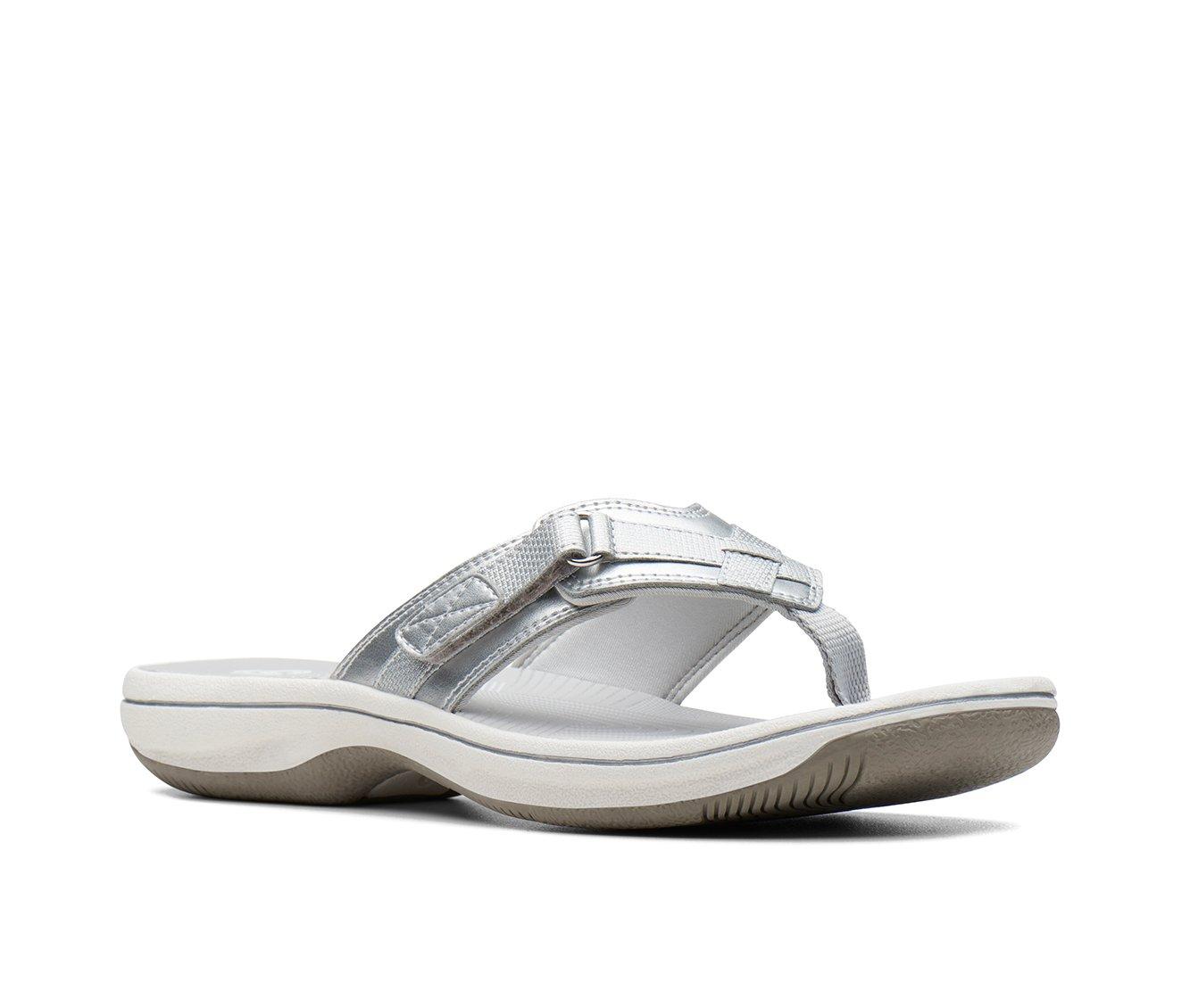 Women's Clarks Breeze Sea Flip-Flops