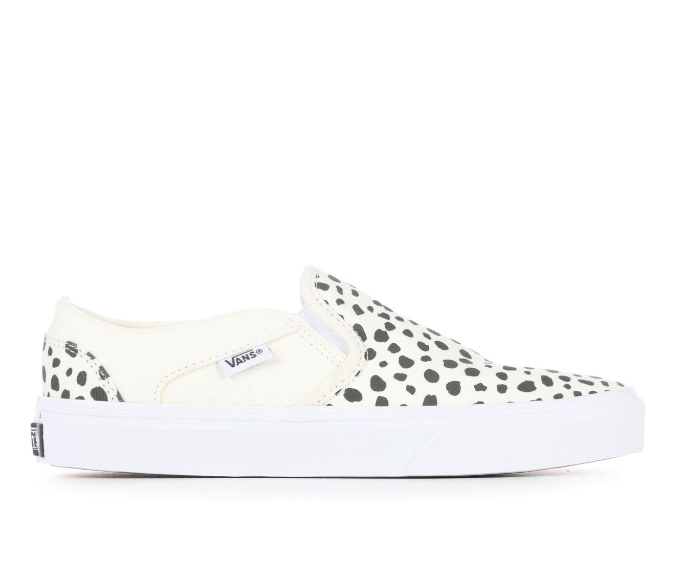 Women s Vans Asher Slip On Skate Shoes Shoe Carnival