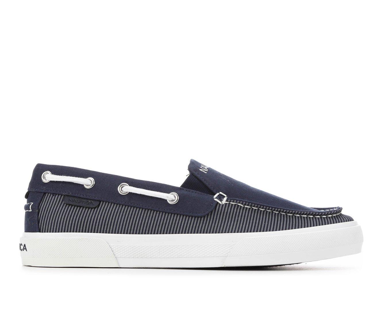 Nautica canvas cheap boat shoes