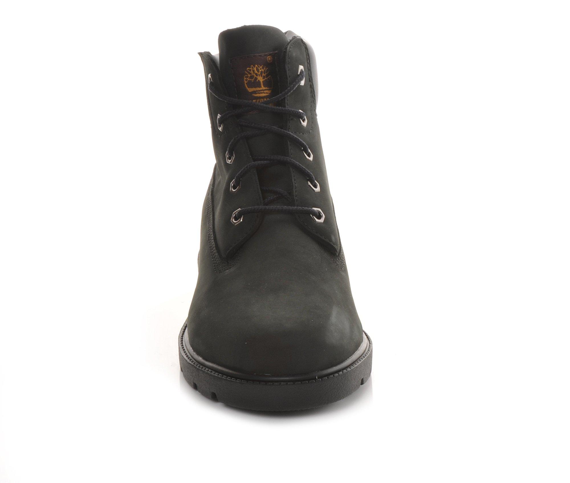 Boys black timberland shoes on sale