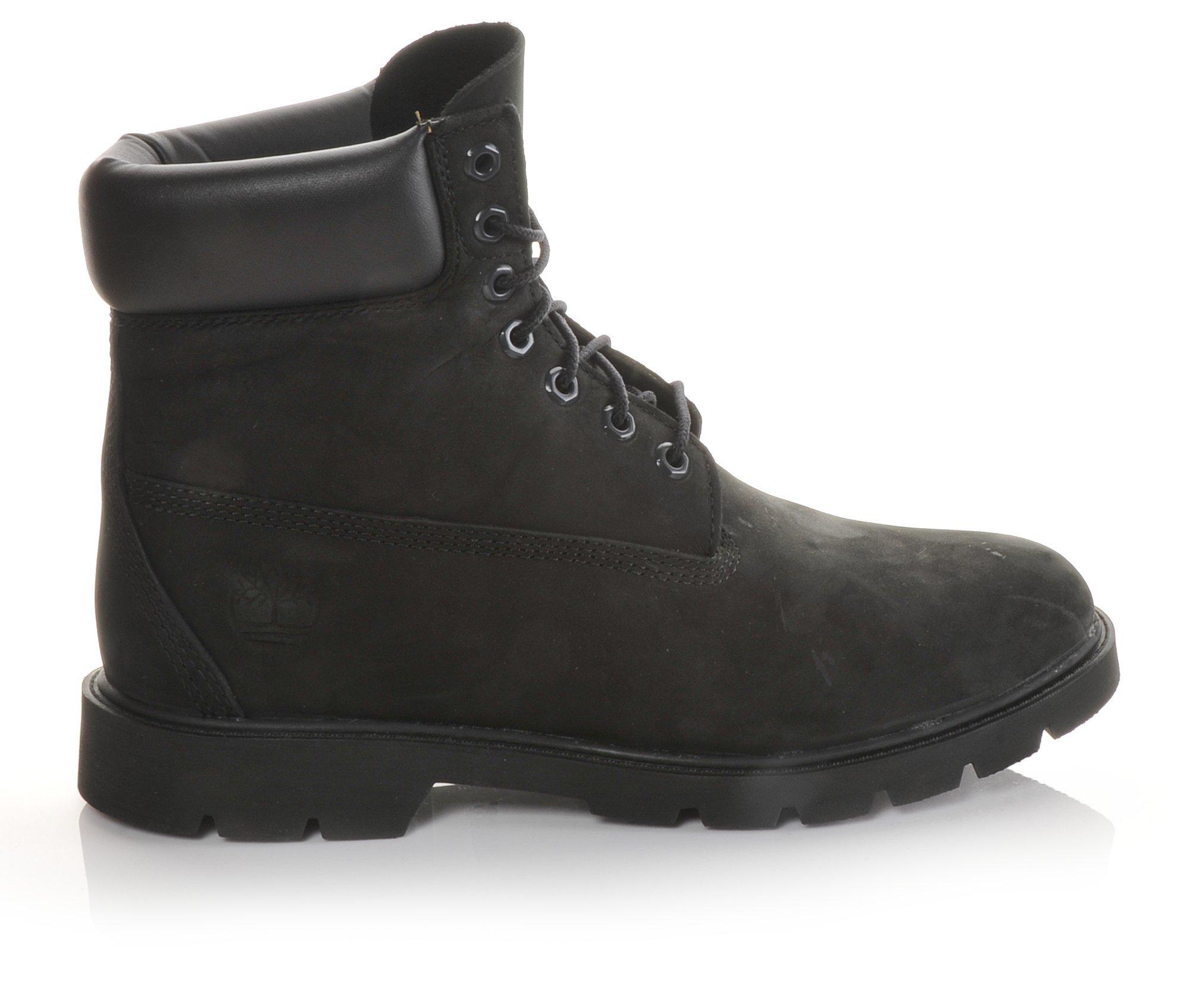 Black timberland best sale boots on feet