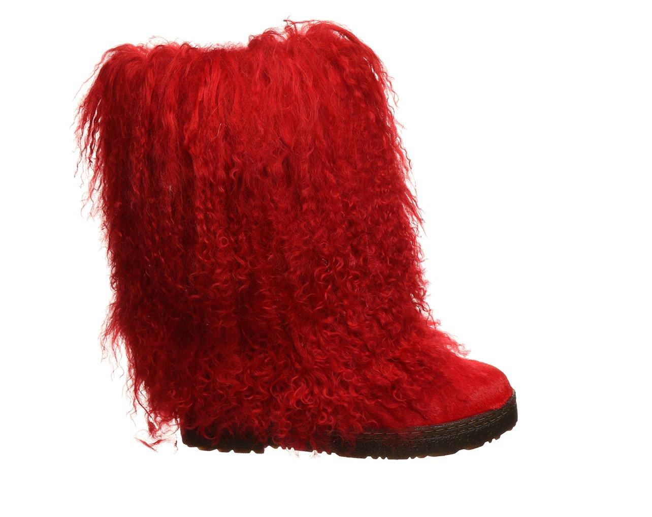 Bearpaw furry hot sale winter boots