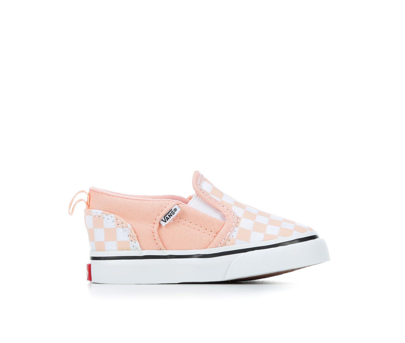 Pink and white toddler 2024 vans