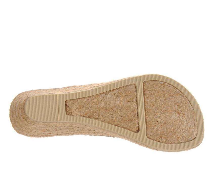 Women's White Mountain Beachball Wedge Sandals