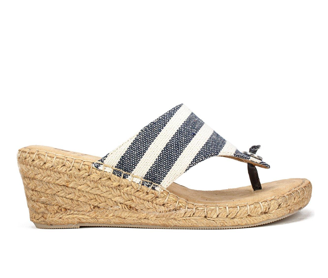 Women's White Mountain Beachball Wedge Sandals