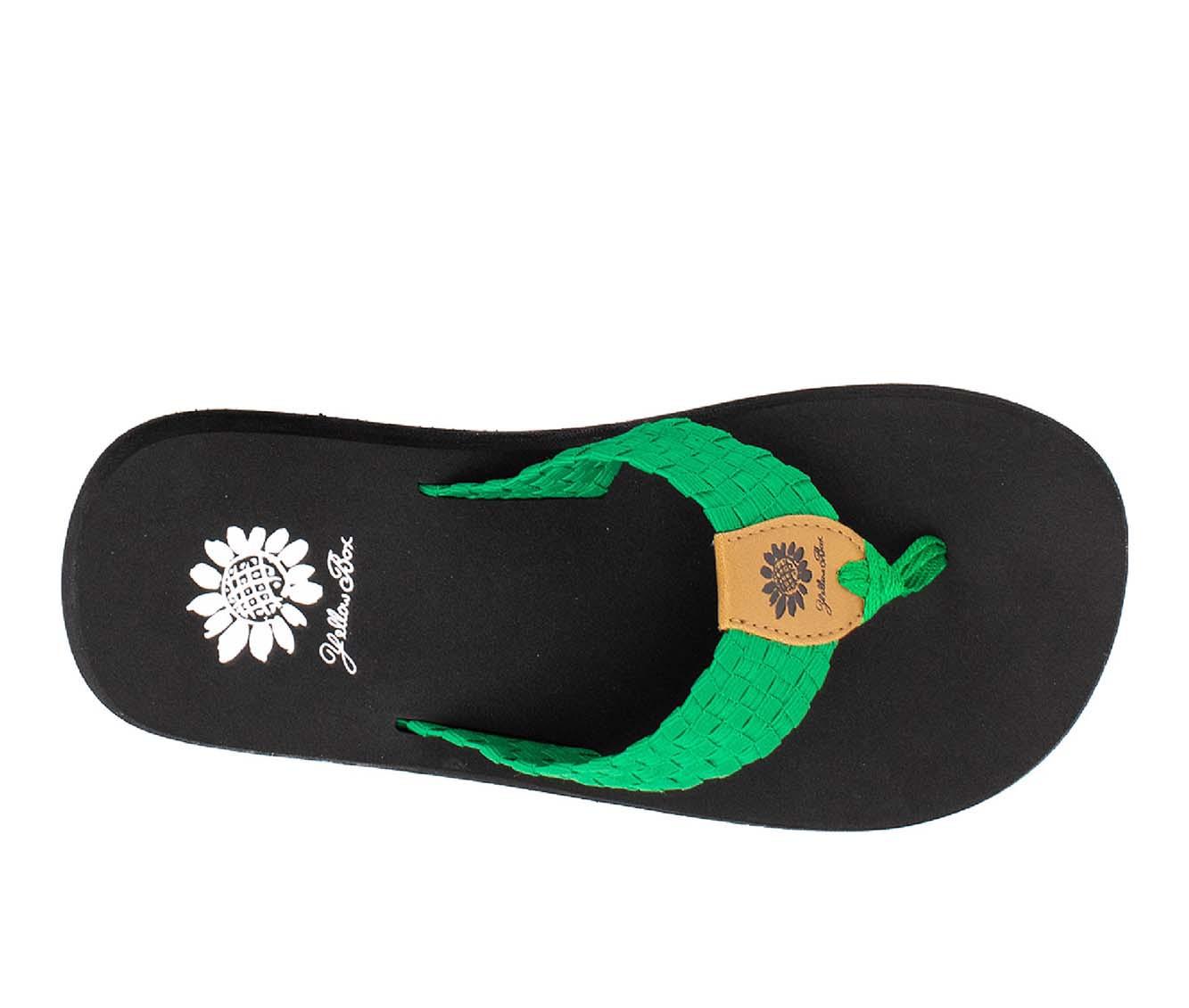 Women's Yellow Box Soleil Flip-Flops