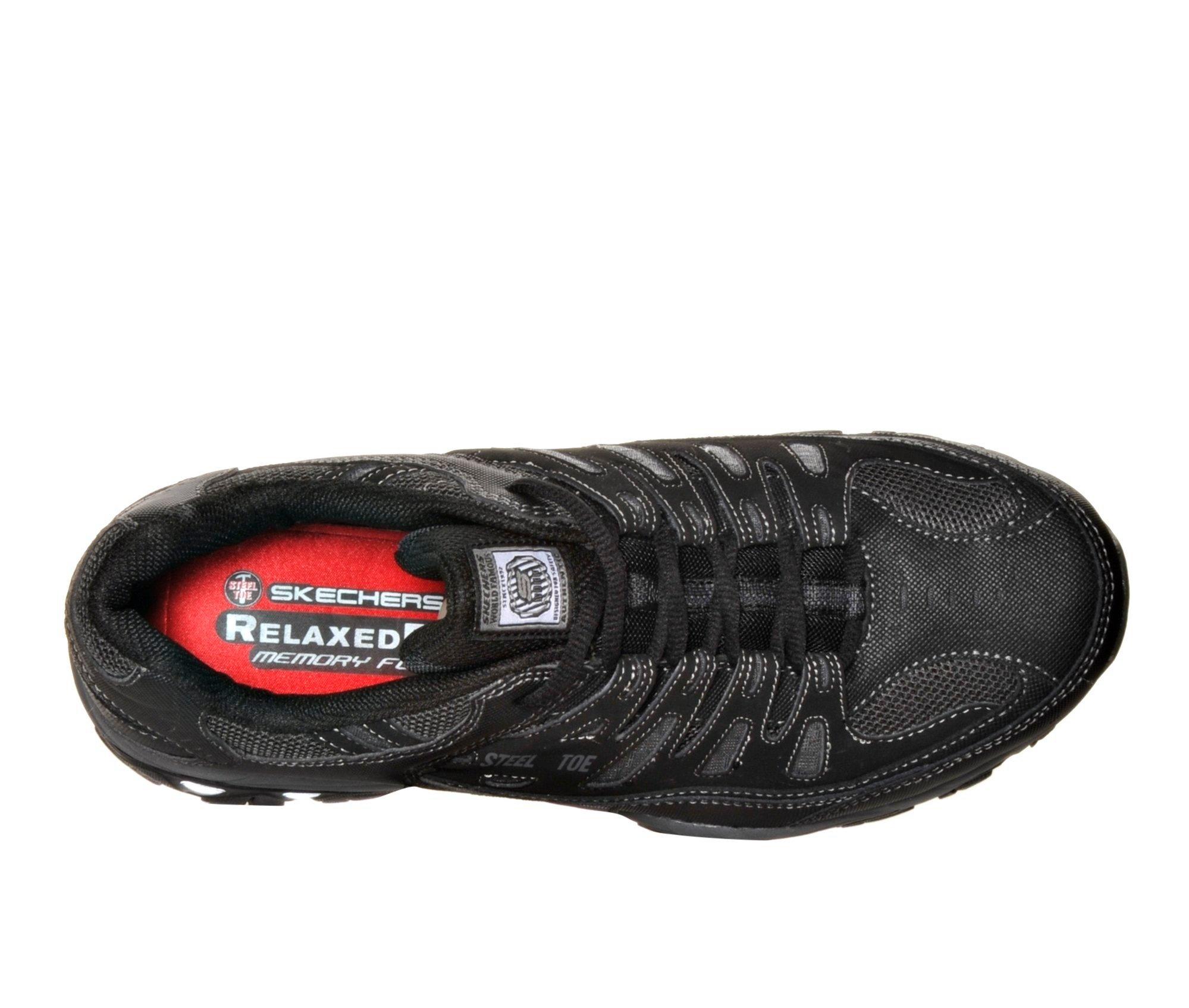 Skechers relaxed fit memory cheap foam mens work shoes