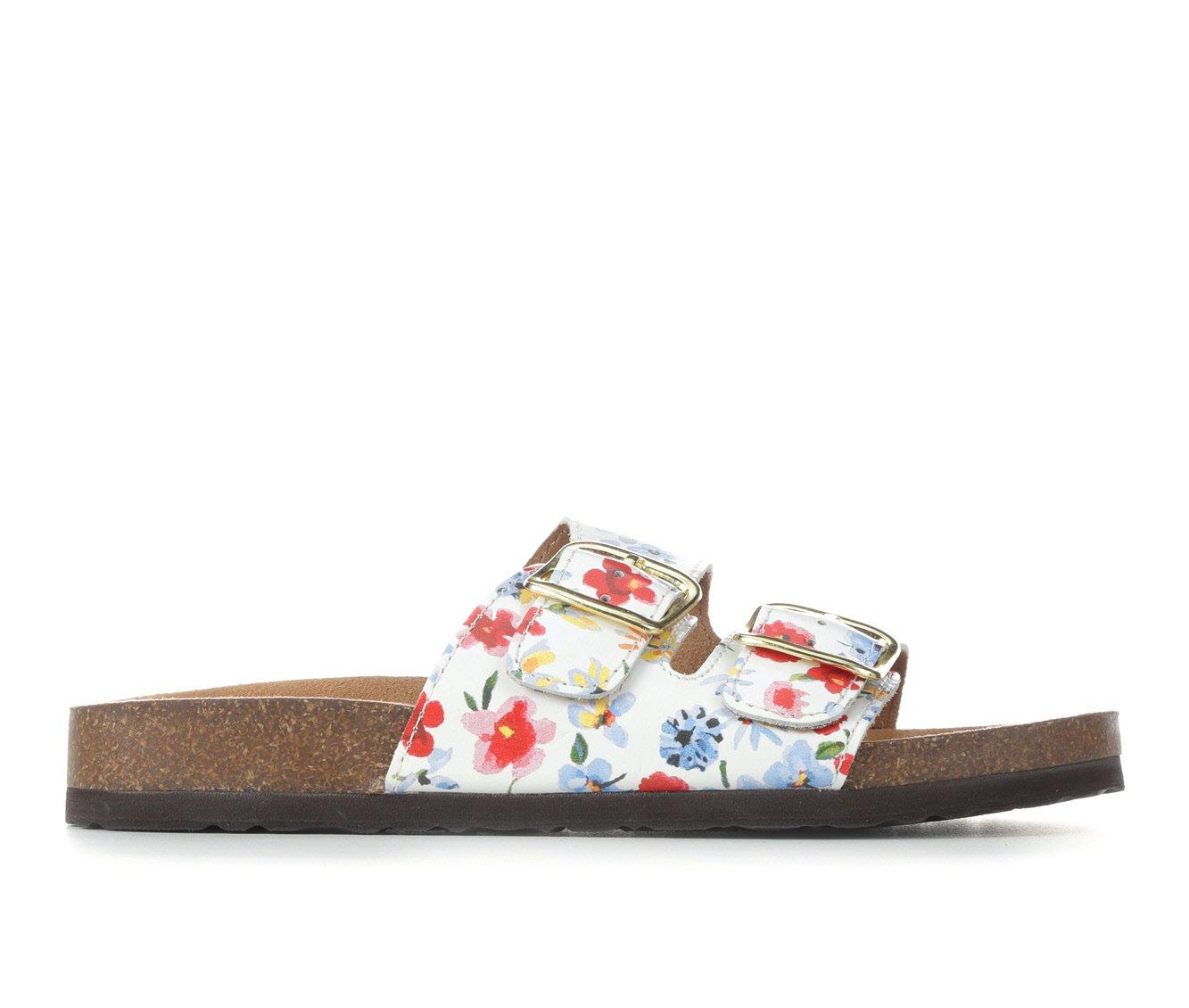 White mountain sales helga sandals leopard