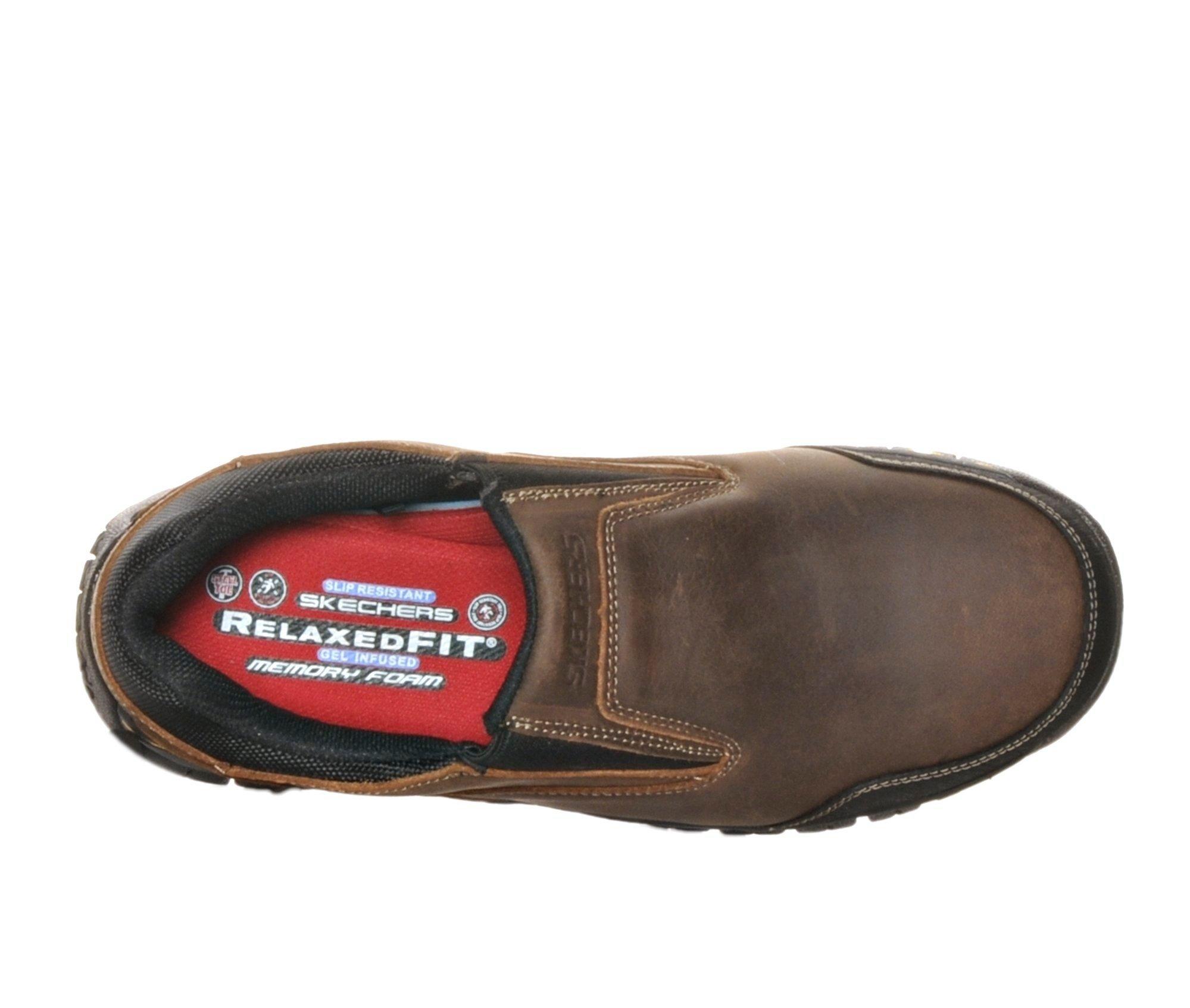 Men's Skechers Work 77066 Hartan Steel Toe Work Shoes