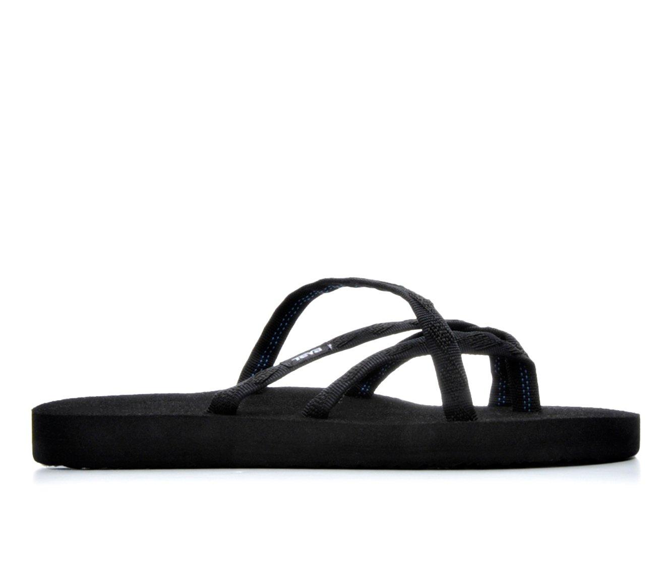 Teva Olowahu Flip-Flop Sandals Open-Toe Strapping Black Women