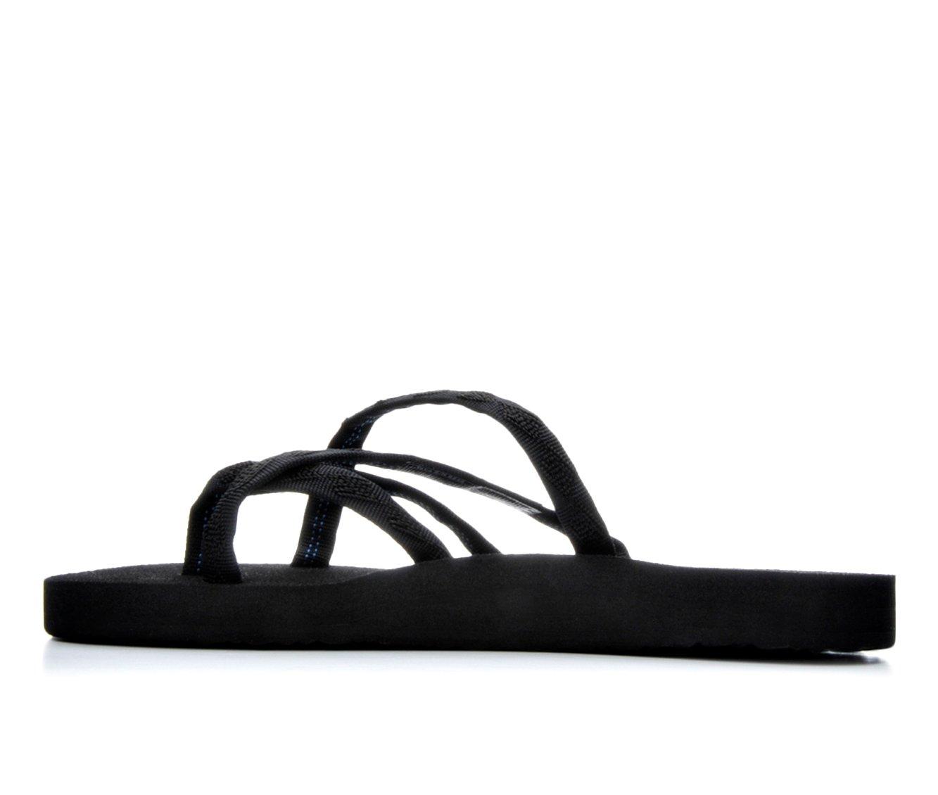 Teva Olowahu Flip-Flop Sandals Open-Toe Strapping Black Women