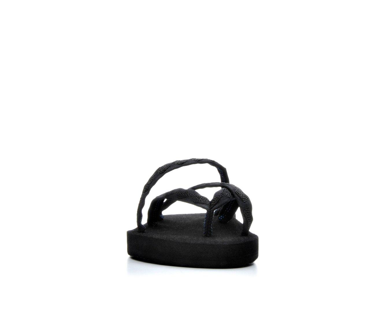 Teva - Women's Olowahu - Sandals - Palms Black / White | 5 (US)