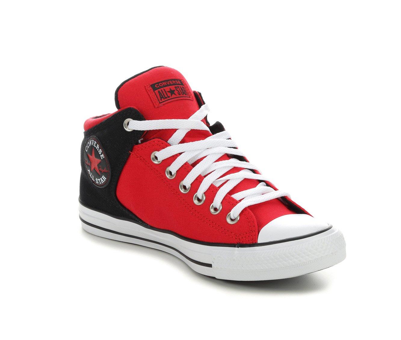 Men s Converse Chuck Taylor All Star High Street Mid Sneakers Size 11.5 Red