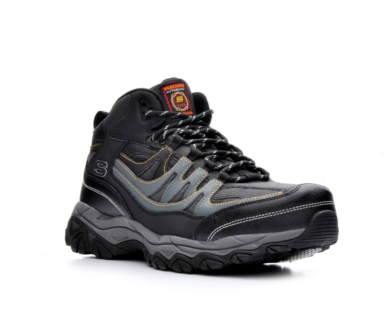 Mens skechers clearance steel toe boots