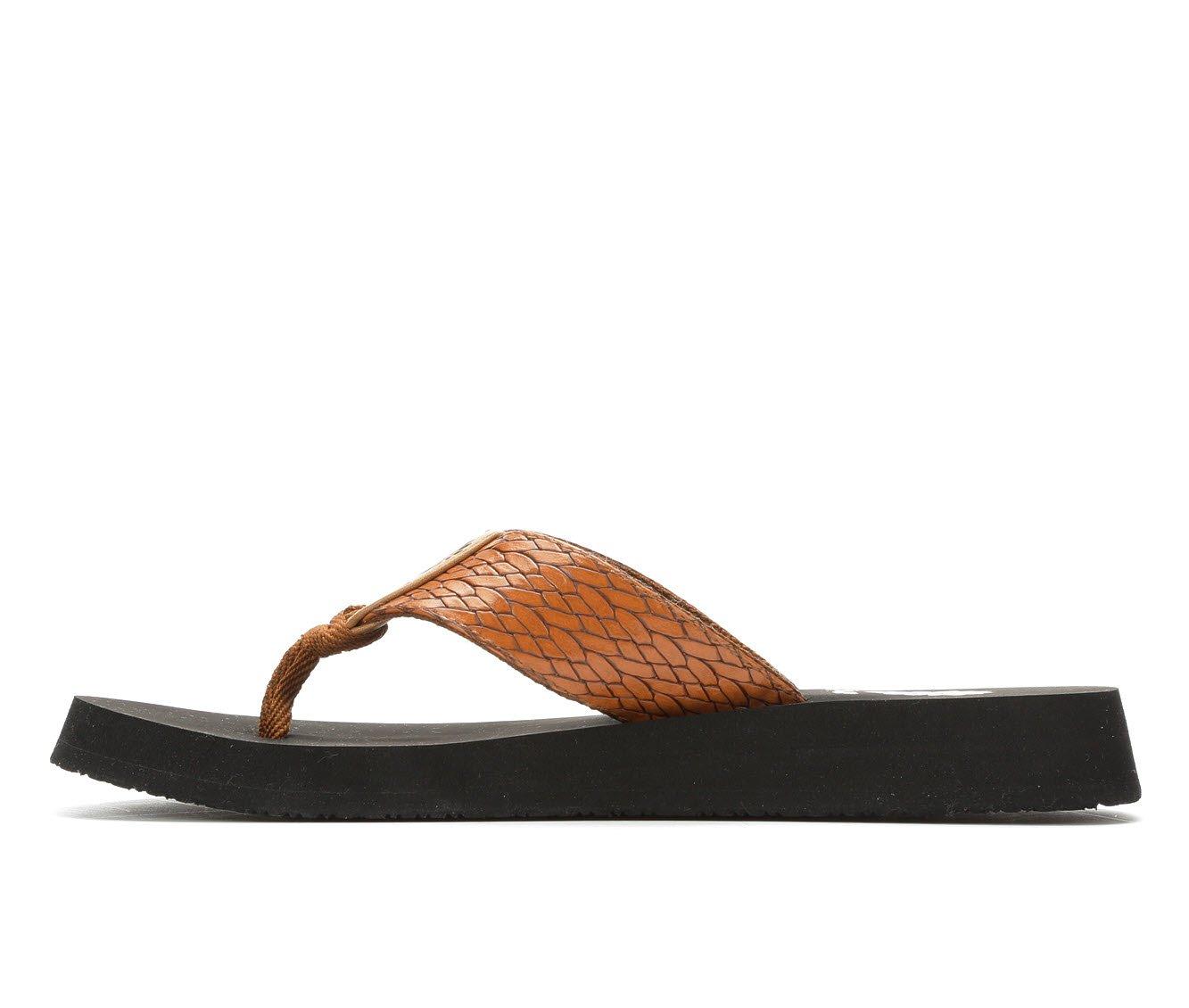 Women's Yellow Box Flax Flip-Flops