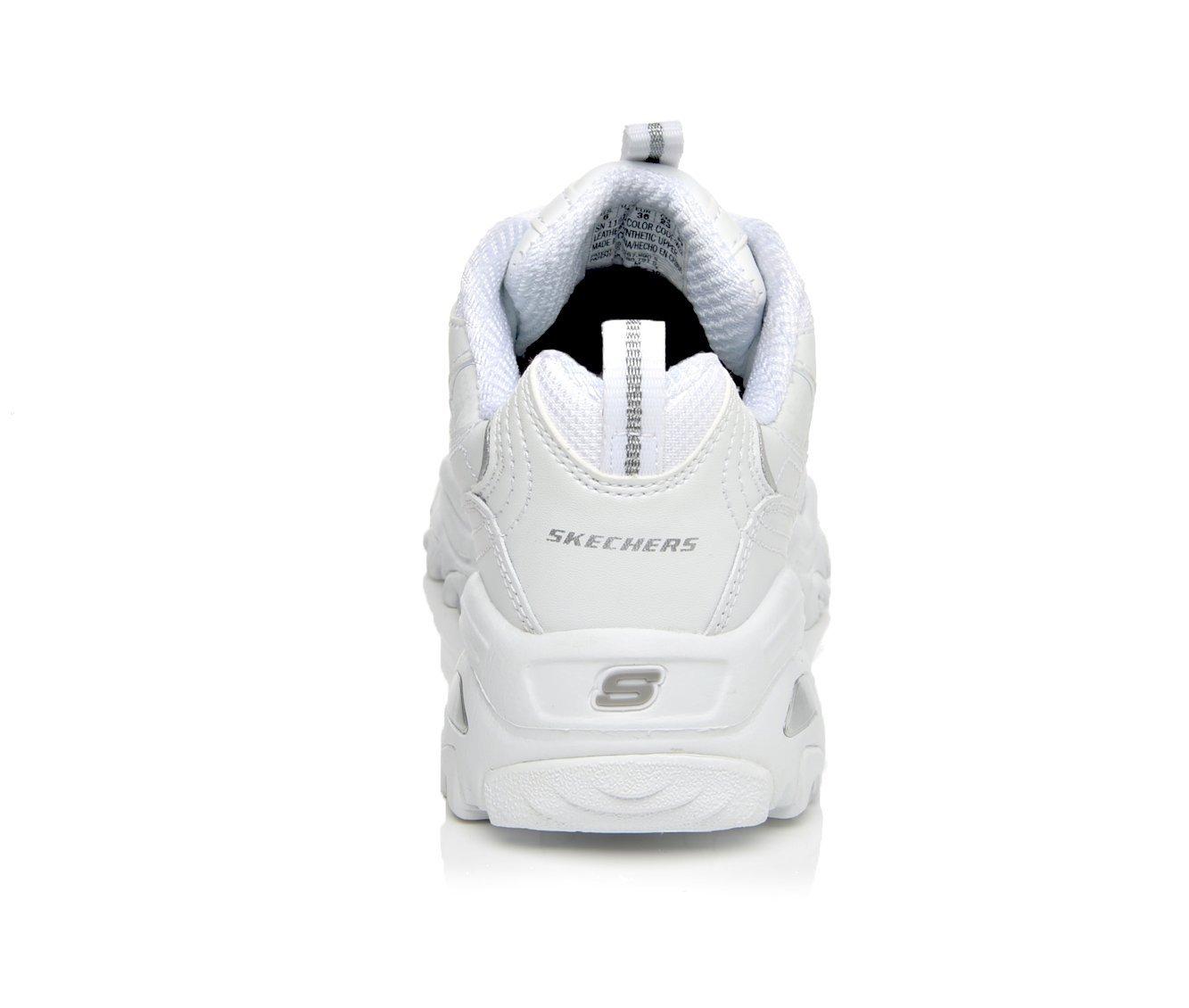 WMNS) Skechers D'lites 1.0 Fashion Sneakers Black 149048-BKMT - KICKS CREW