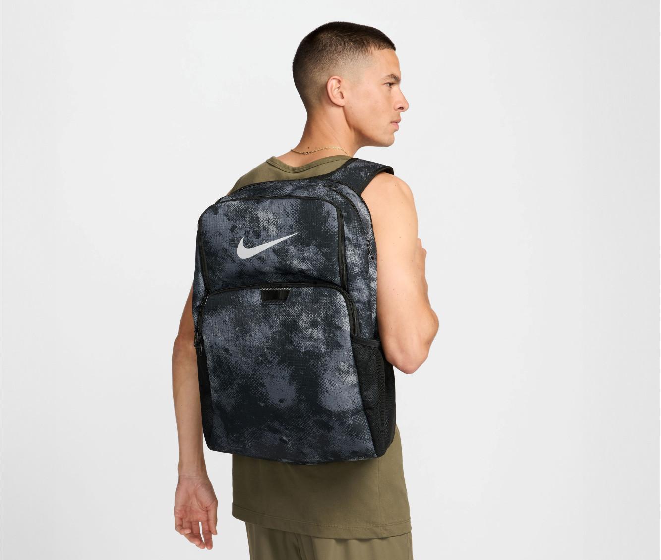 Nike Brasilia Backpack Grey Black