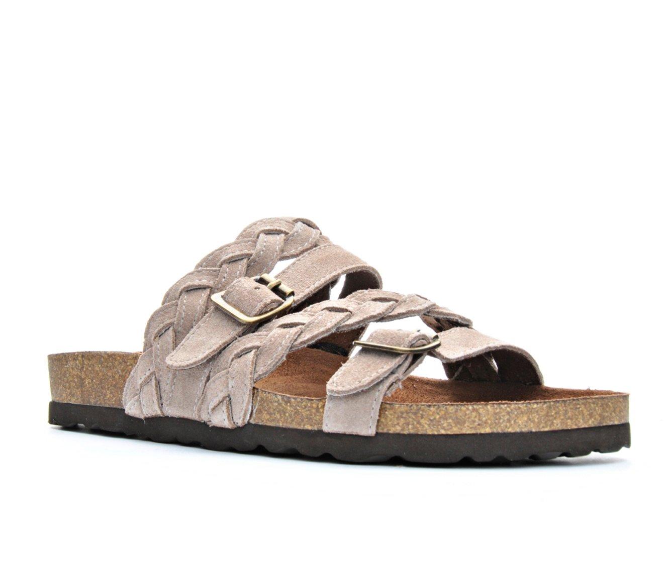 White mountain women's online holland leather footbed sandal