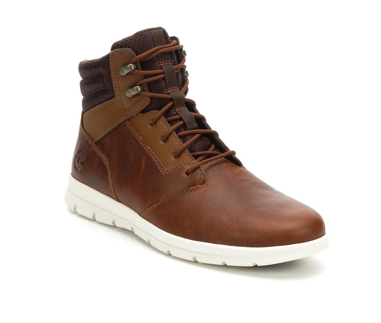 Timberland Graydon Men's Leather Sneaker Boots, Brown, 10