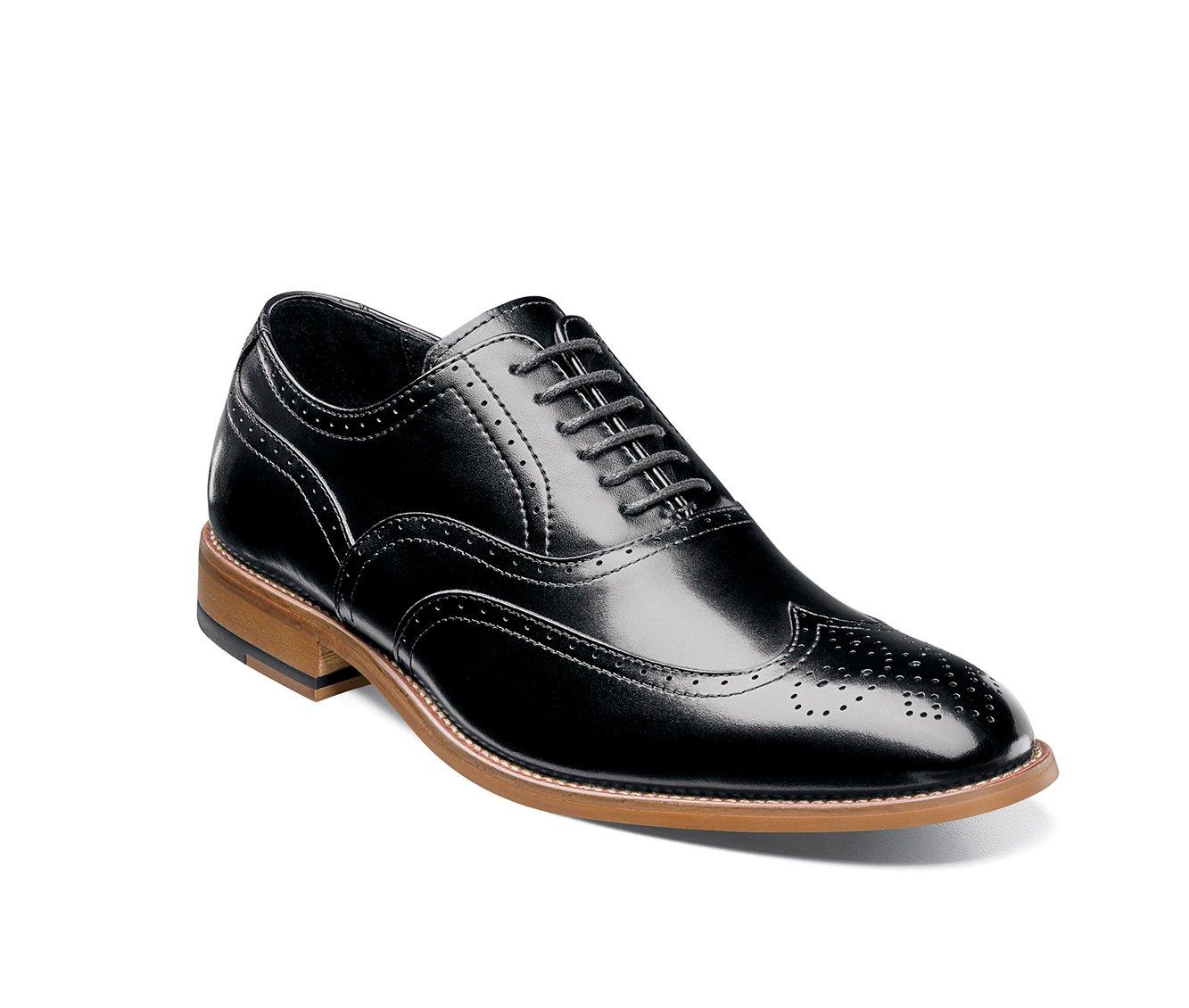 Men's Stacy Adams Dunbar Wingtip Wing Tip Dress Shoes