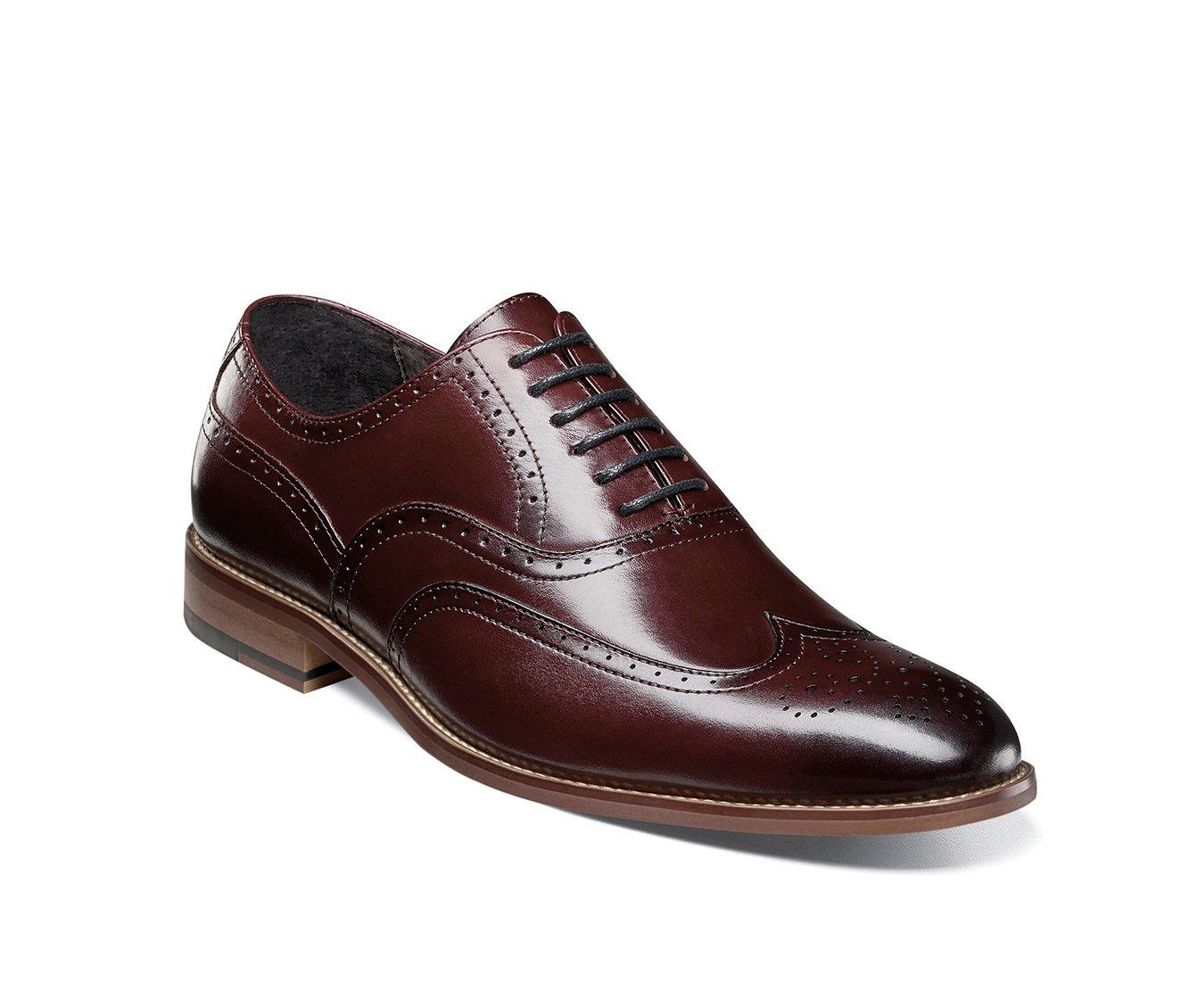 Men's Stacy Adams Dunbar Wingtip Wing Tip Dress Shoes