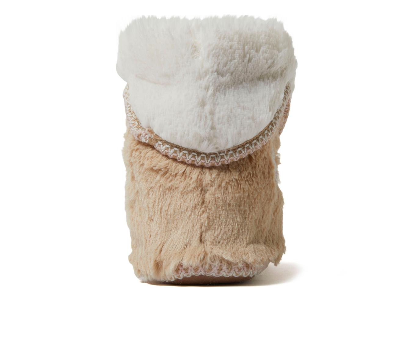 Dearfoams Beth Pile Fold Down Bootie Slippers