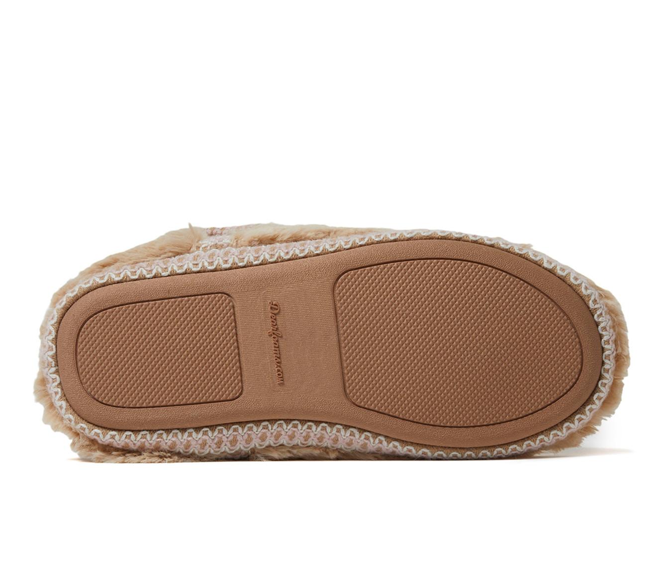 Dearfoams Beth Pile Fold Down Bootie Slippers