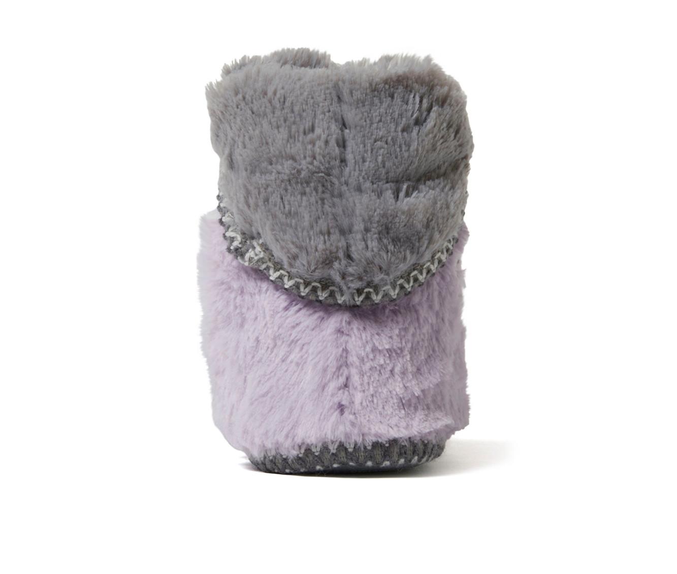Dearfoams Beth Pile Fold Down Bootie Slippers