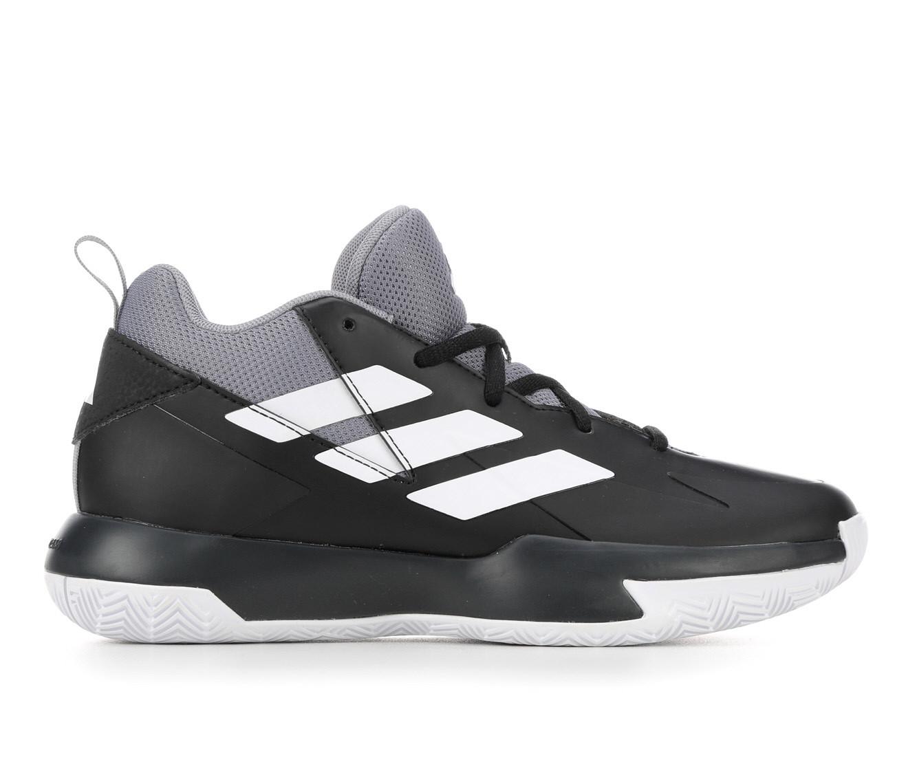 Boys Adidas Big Kid Cross Em Up Wide Width Basketball Shoes