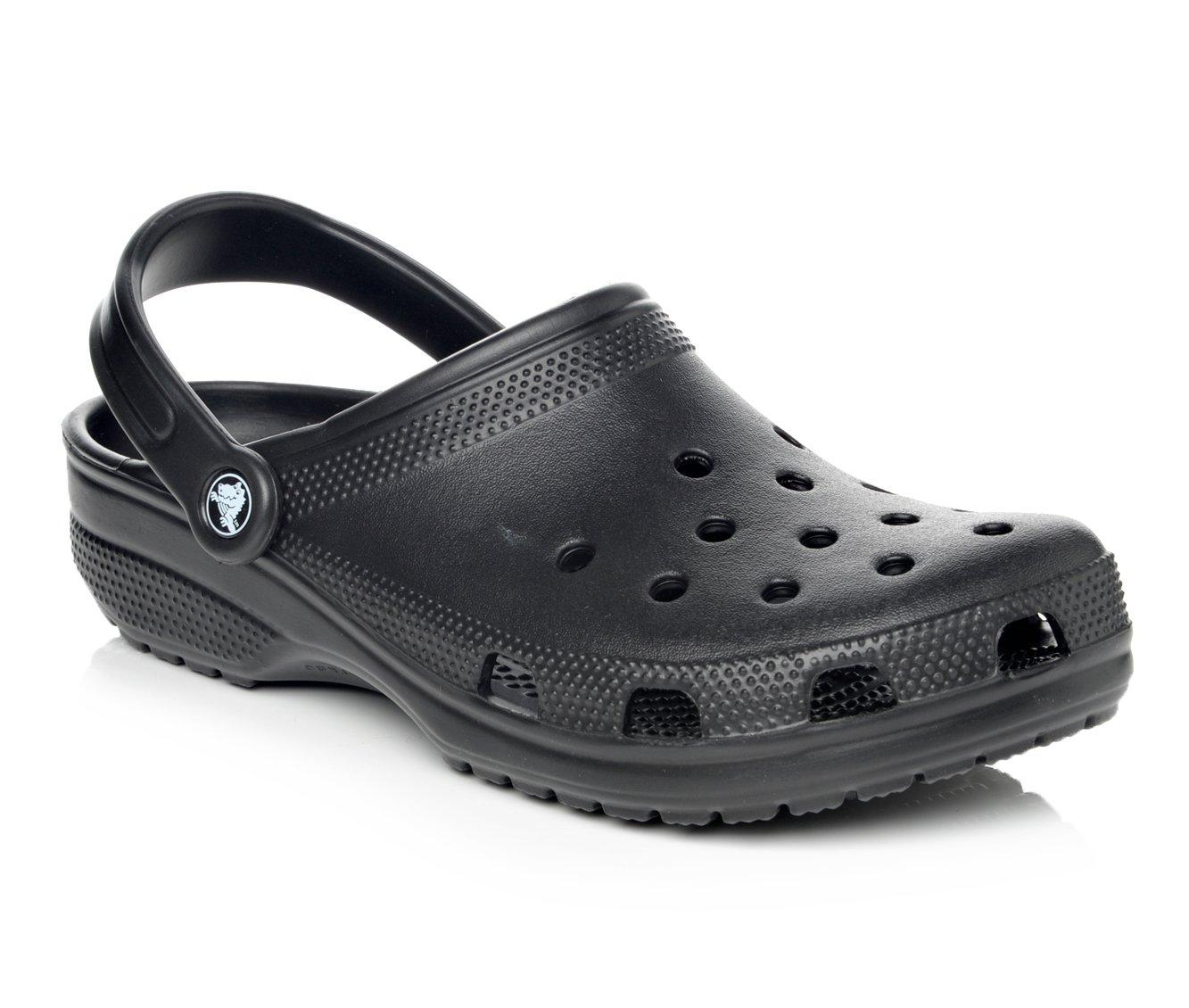 Crocs Classic White Black Men Unisex Slip On Casual Sandal