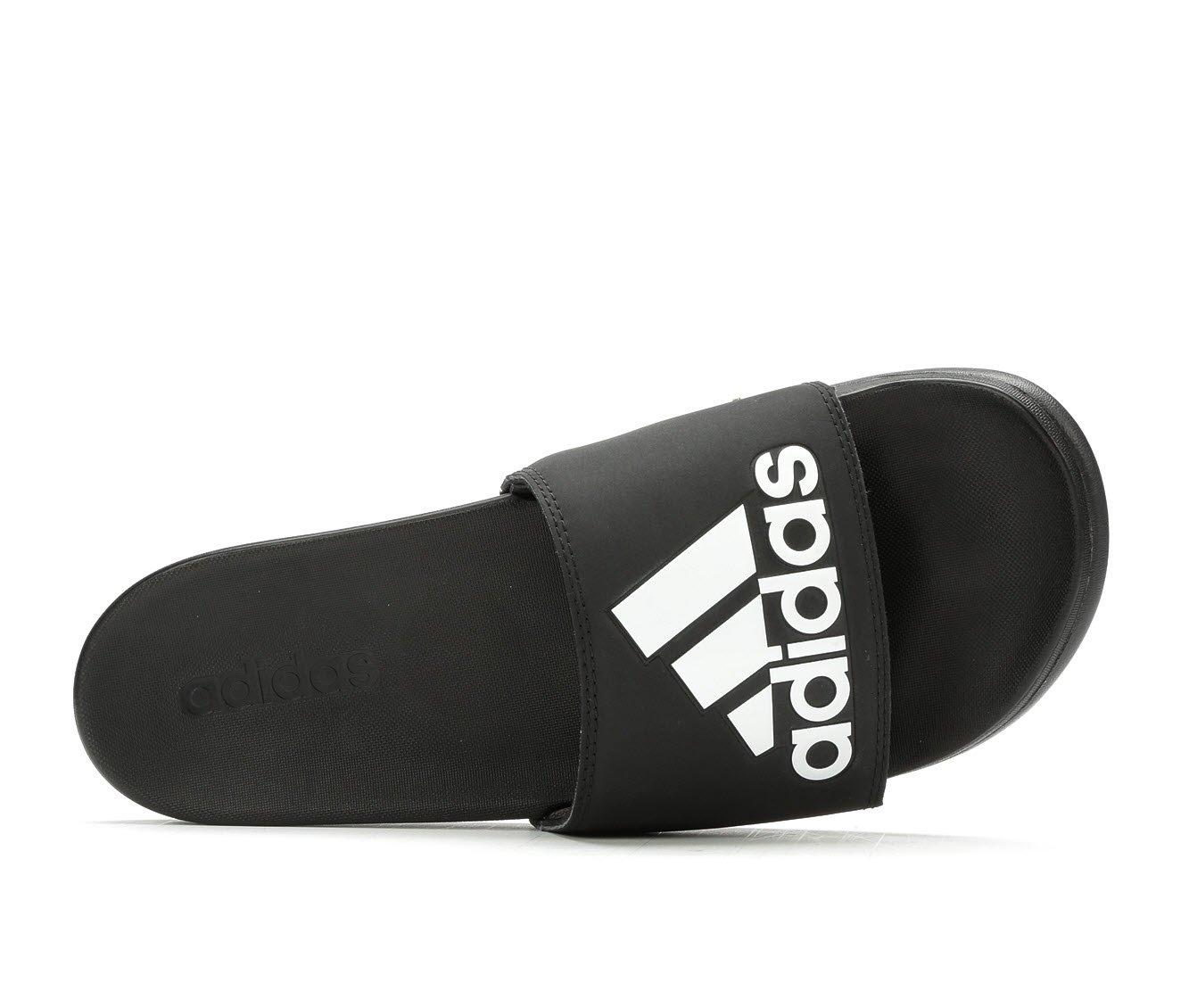 Men's Adidas Adilette Cloudfoam + Logo Sport Slides