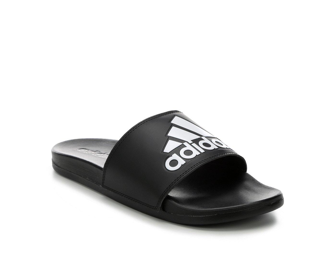 Men's Adidas Adilette Cloudfoam + Logo Sport Slides