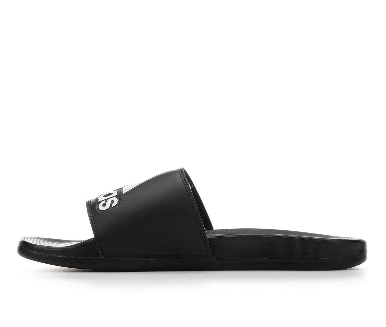 Men's Adidas Adilette Cloudfoam + Logo Sport Slides