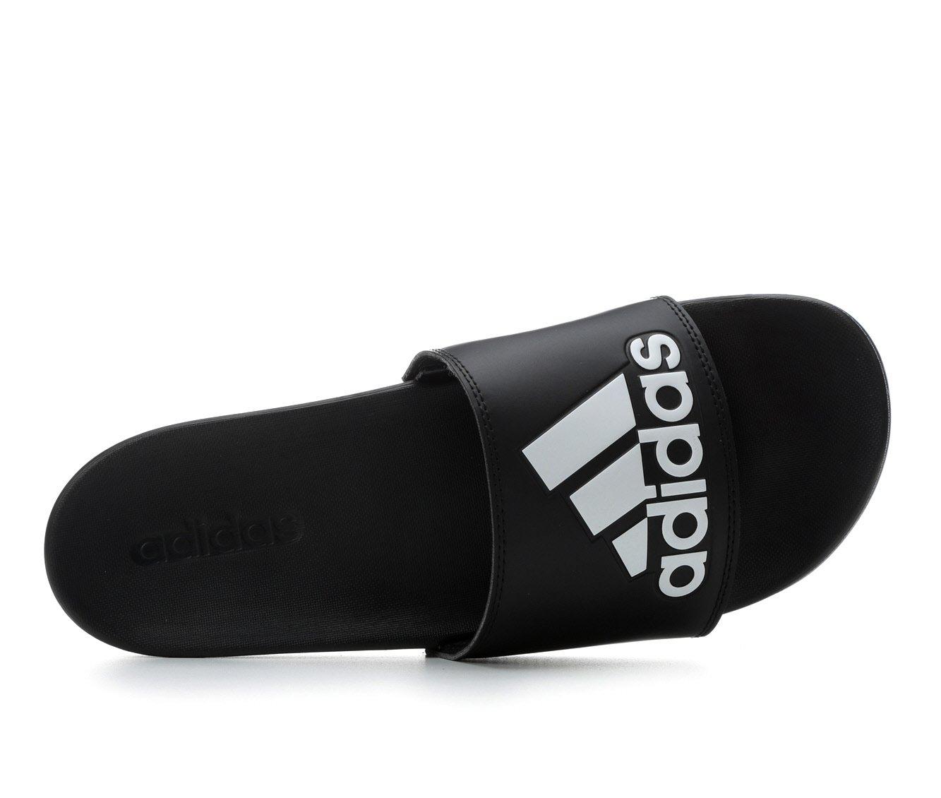 Men's Adidas Adilette Cloudfoam + Logo Sport Slides