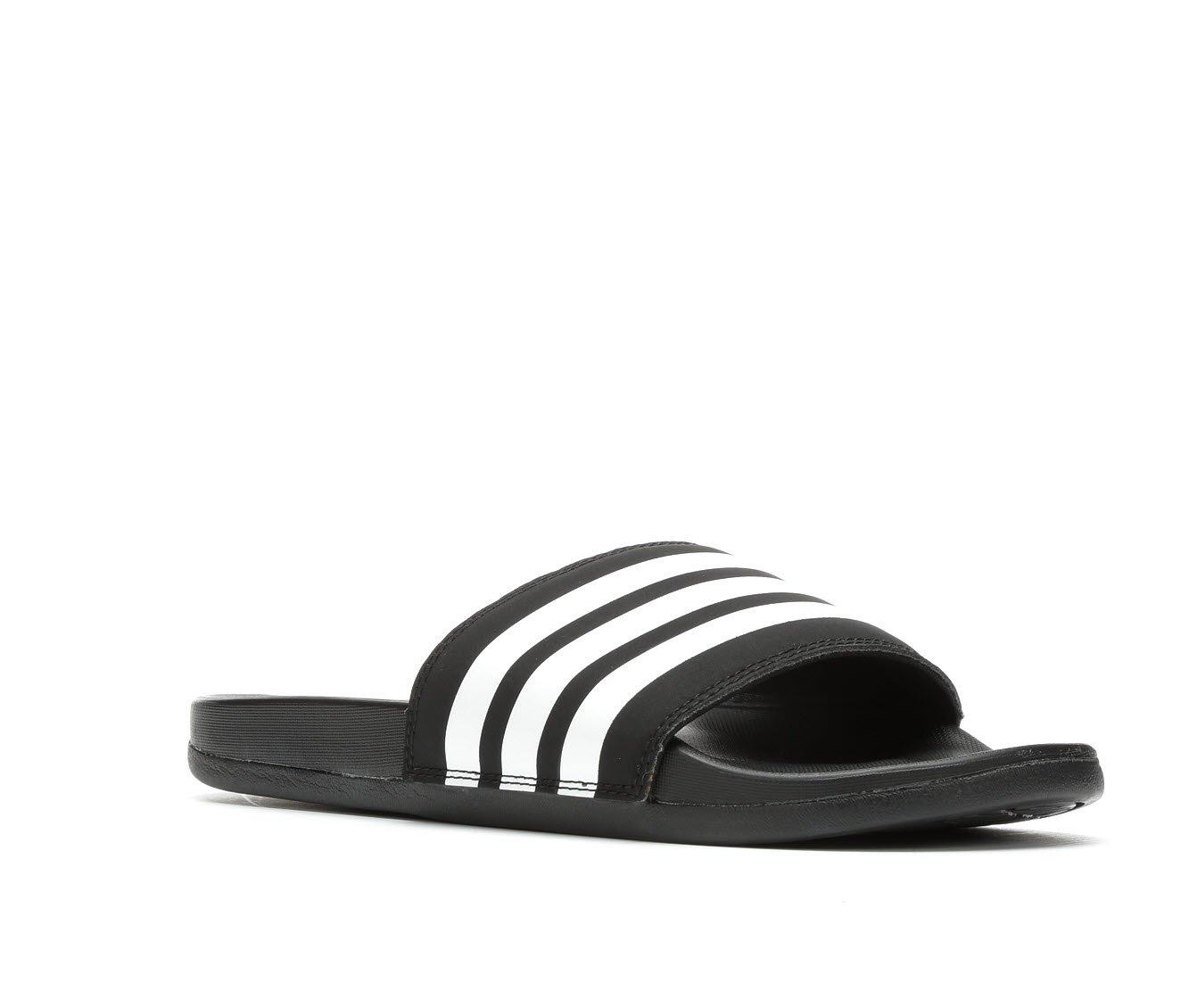 Women s Adidas Adilette CF Stripes Sport Slides Shoe Carnival