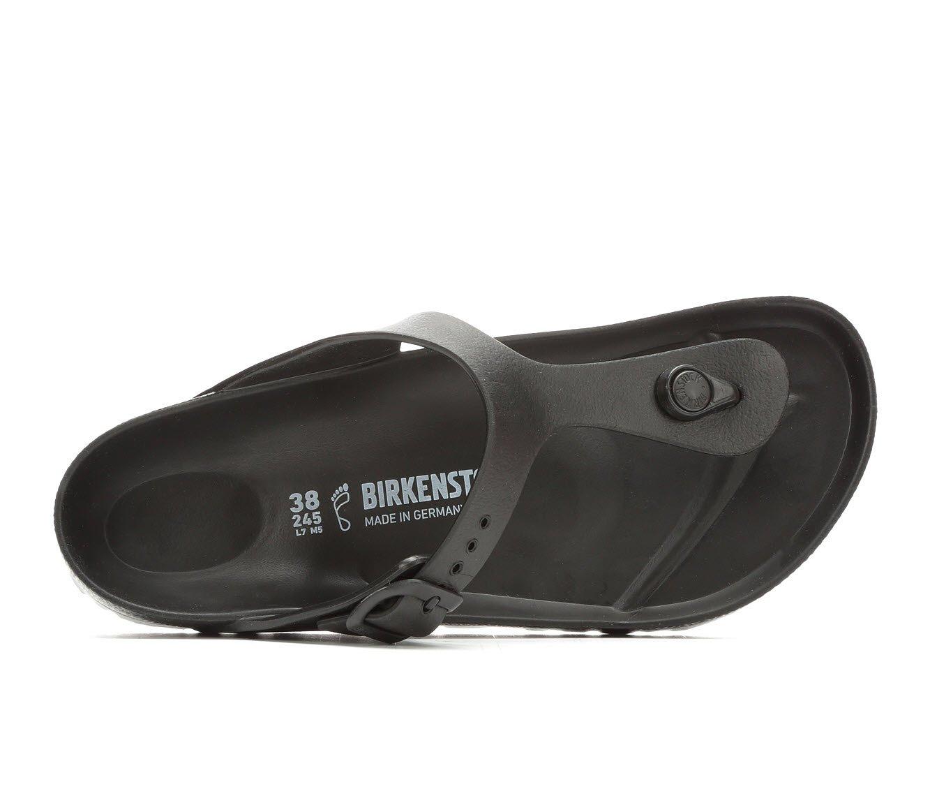 Birkenstock Gizeh EVA Unisex Regular Width Sandals in Black