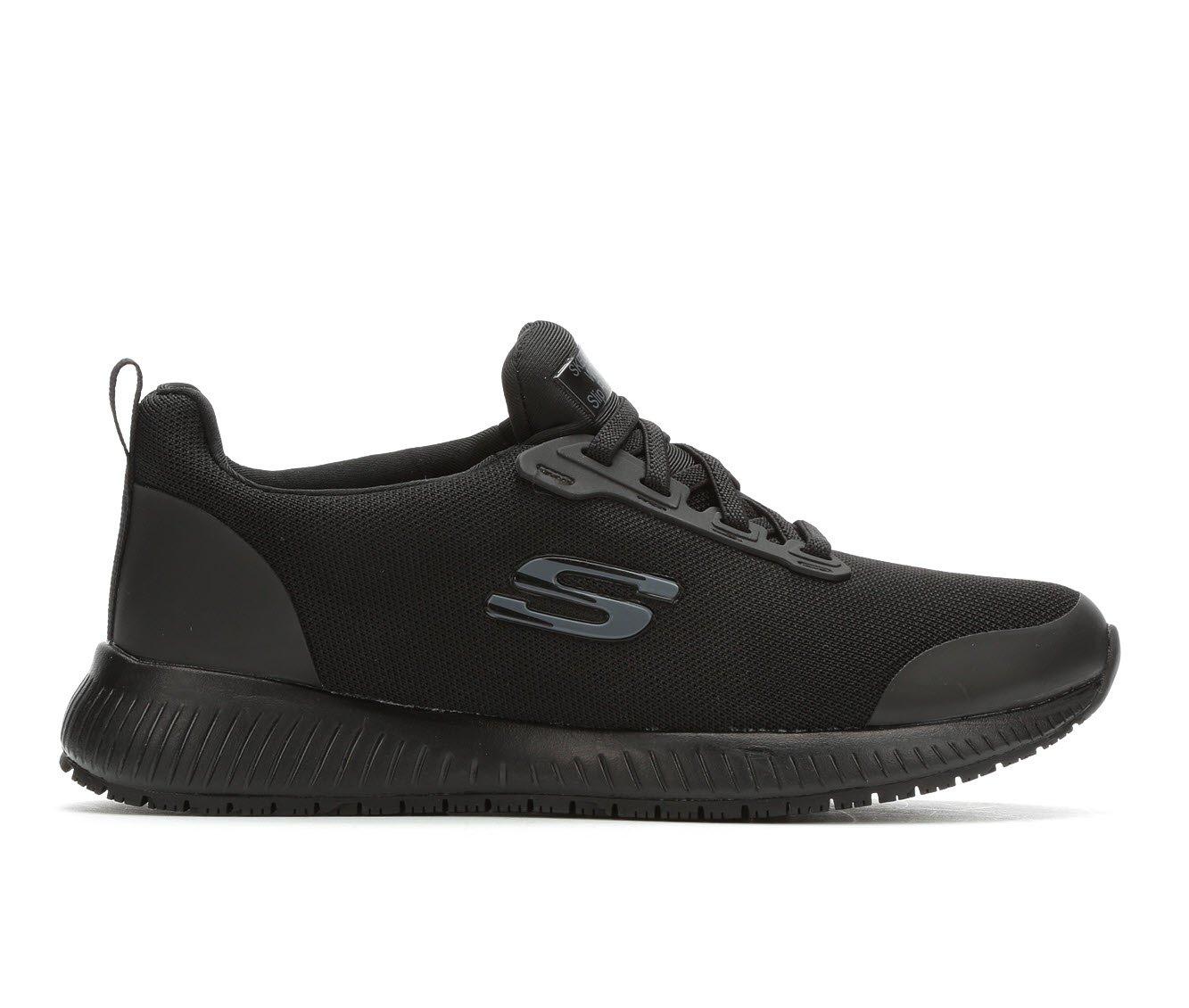 Skechers Women's Black Soft EH SR Slip-in Memory Foam Work 108144