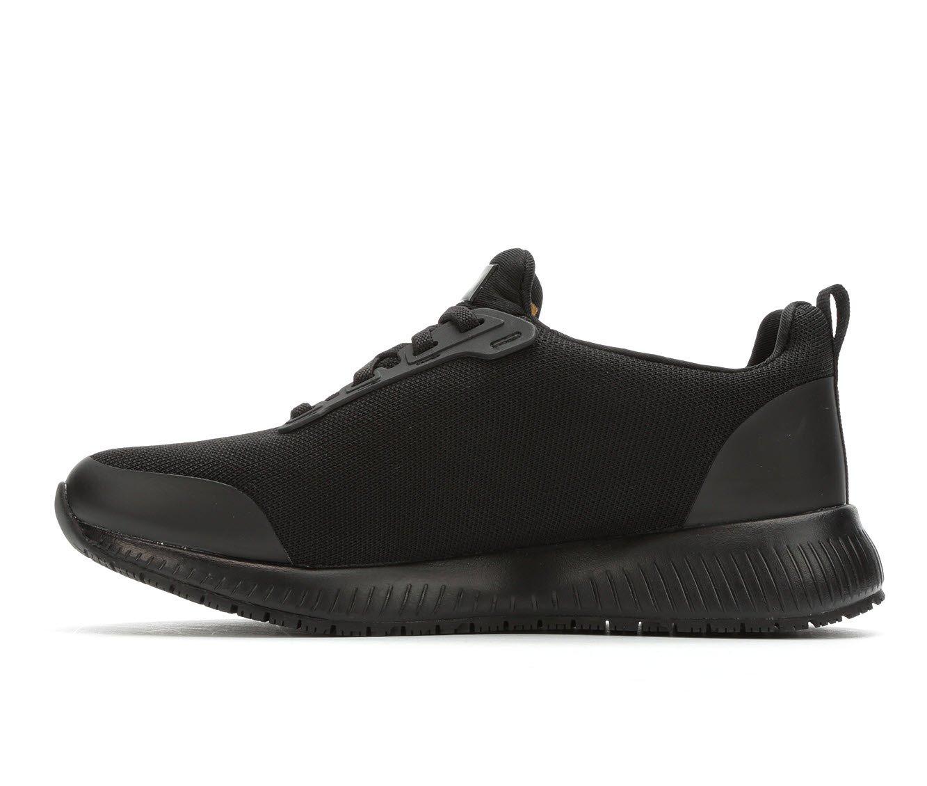 WOMENS SQUAD SLIP RESISTANT WORK SHOE - BLACK