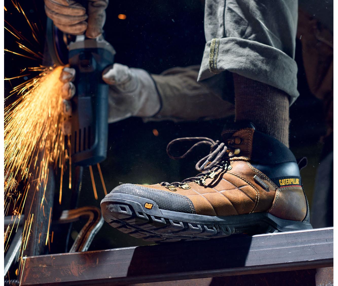 Men's threshold waterproof 2025 steel toe work boot