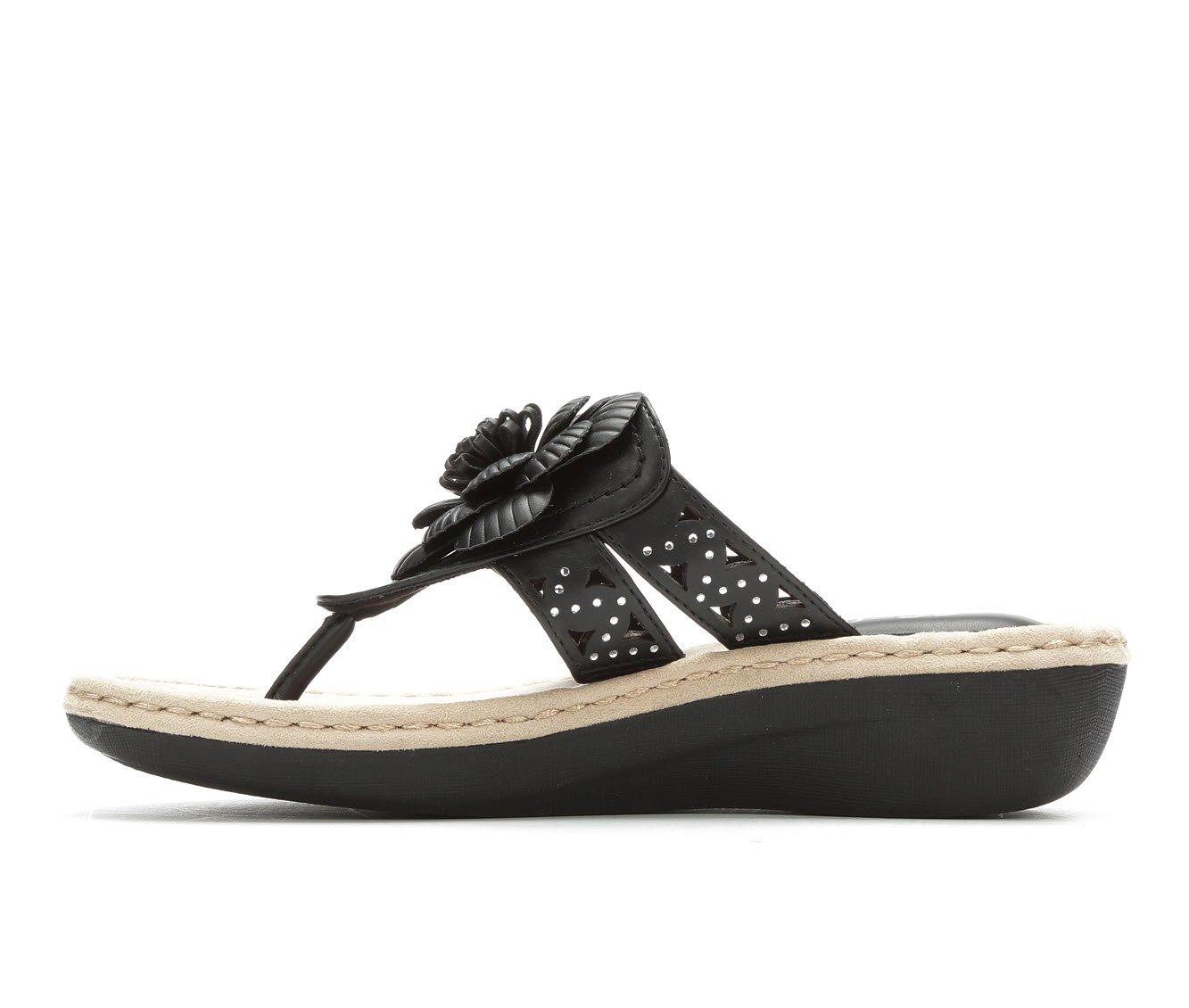 Women's Cliffs by White Mountain Cynthia Wedge Flip-Flops