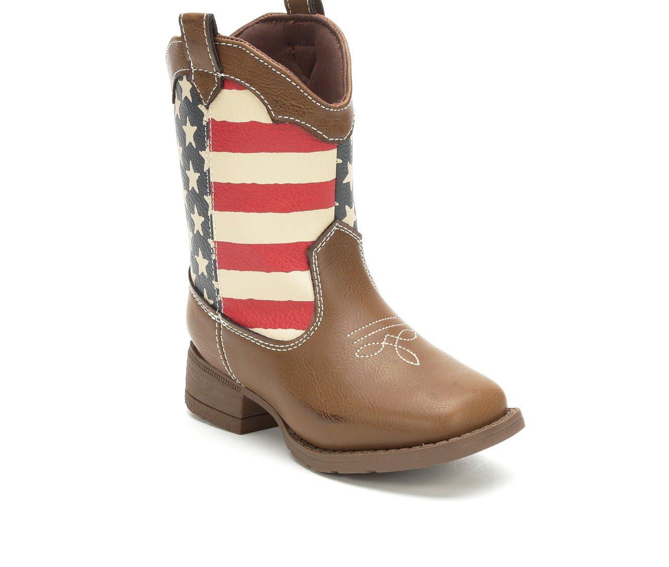 Kids' Natural Steps Toddler & Little Kid Stripes Cowboy Boots