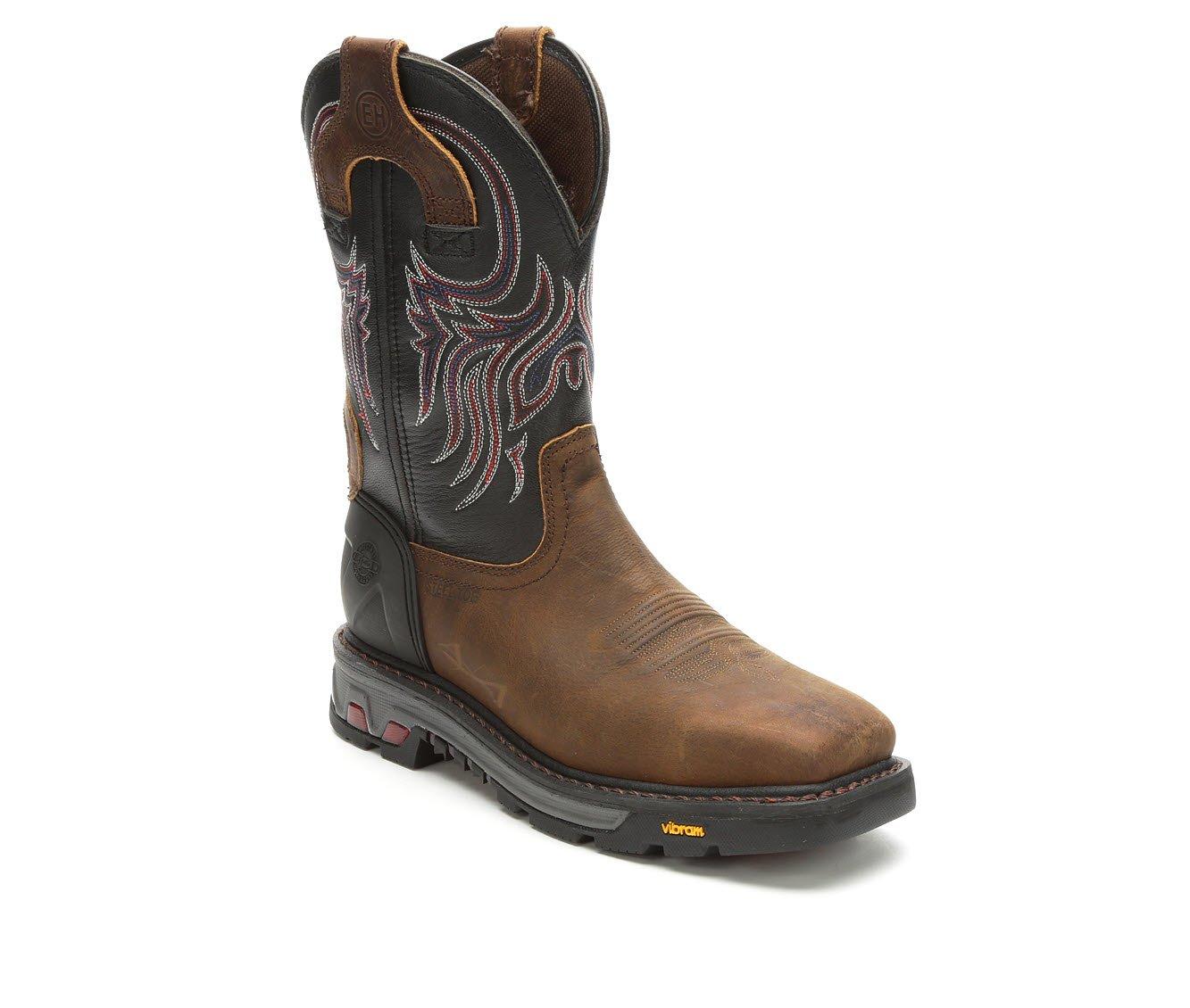 Men's Justin Boots Commander Steel Toe Cowboy Boots