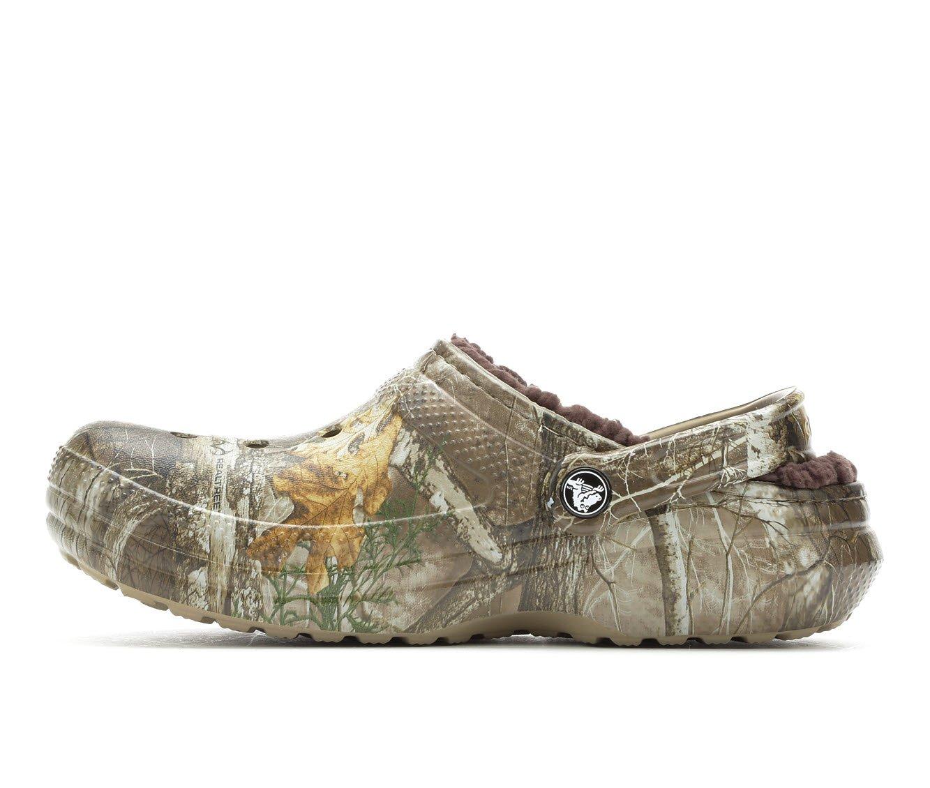 Mens camo fur clearance lined crocs